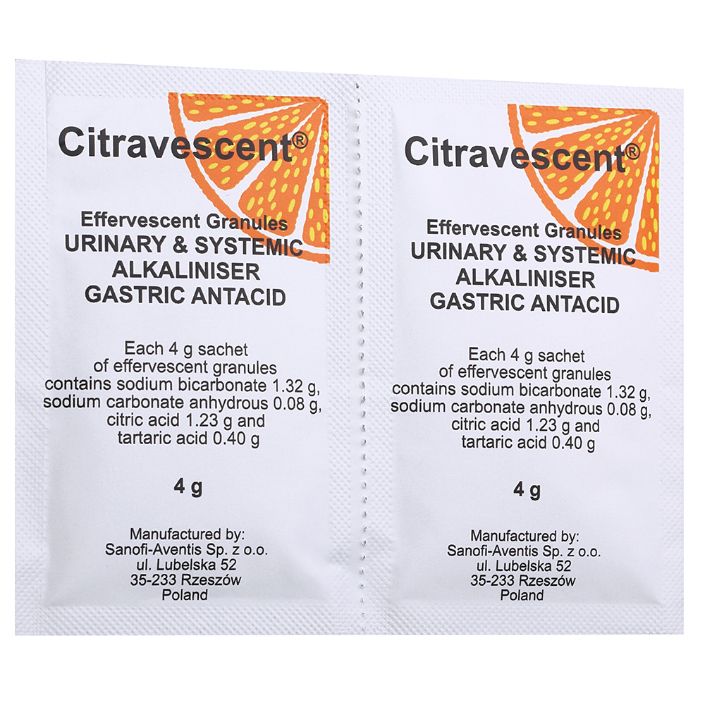 Citravescent Effervescent granules.