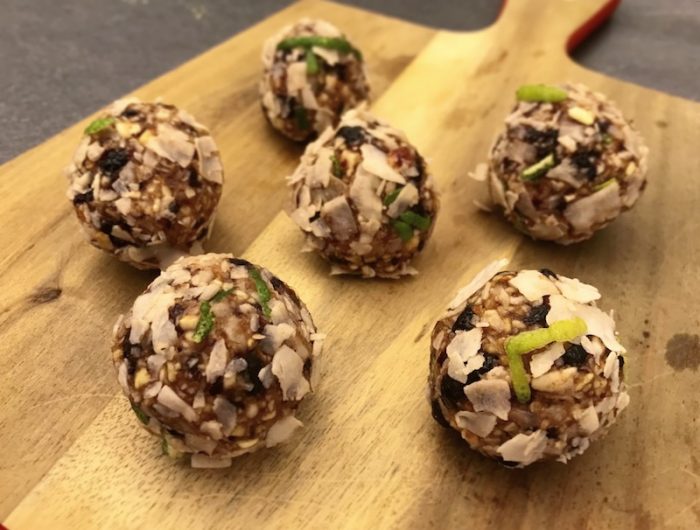 Blueberry Lime Energy Balls