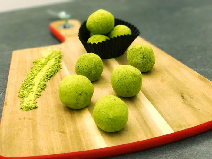Chocolate Matcha Energy Balls